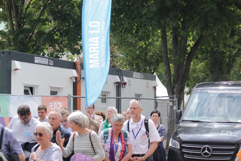 Demonstration von Abtreibungsgegner:innen und christlichen Fundis am 1.6.2024 in Erfurt.